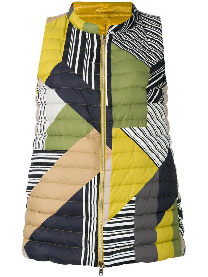 Herno Zipped Puffer Jacket - Multicolour