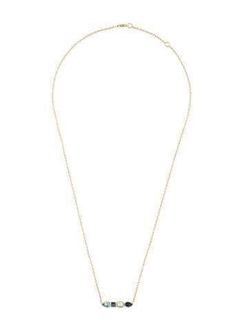 Ilana Ariel Diamond Pear Short Necklace, Women's, Metallic