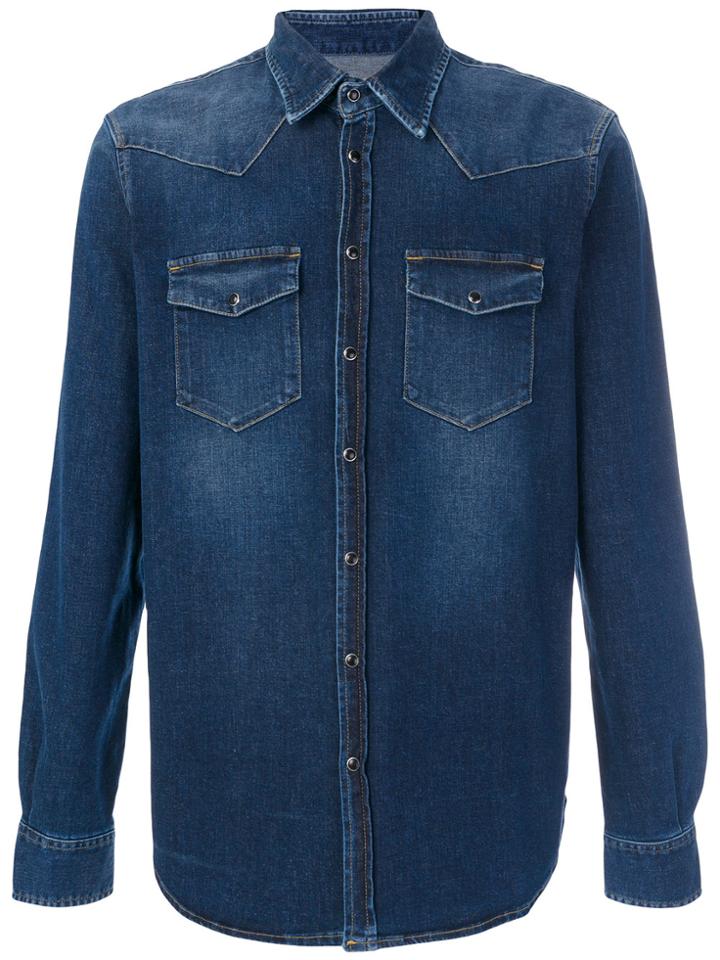 Department 5 Denim Shirt - Blue