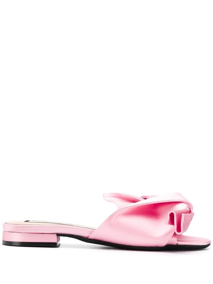 No21 Twisted Front Detail Mules - Pink