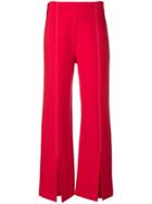 Vivetta High-waist Slit Trousers - Red