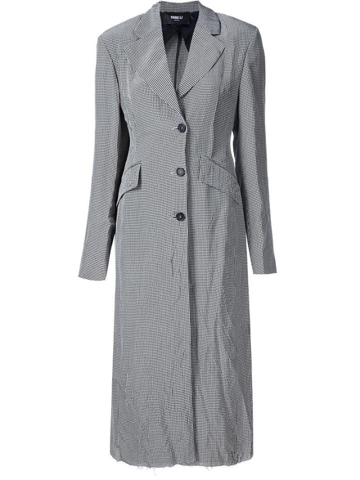 Yang Li Checked Coat