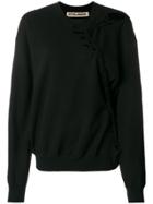Ottolinger Ripped Detail Sweatshirt - Black