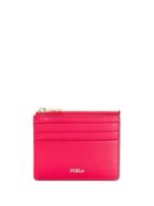 Furla Logo Plaque Wallet - Pink