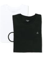 Calvin Klein Kids Teen Logo T-shirt Set - Black