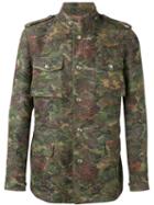 Gabriele Pasini - Floral-jacquard Jacket - Men - Cotton/polyamide/polyester/spandex/elastane - 54, Green, Cotton/polyamide/polyester/spandex/elastane