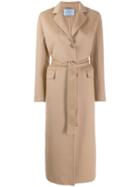 Prada Single-breasted Coat - F0040 Camel