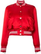 Amiri - Baseball Jacket - Women - Silk - Xs, Red, Silk