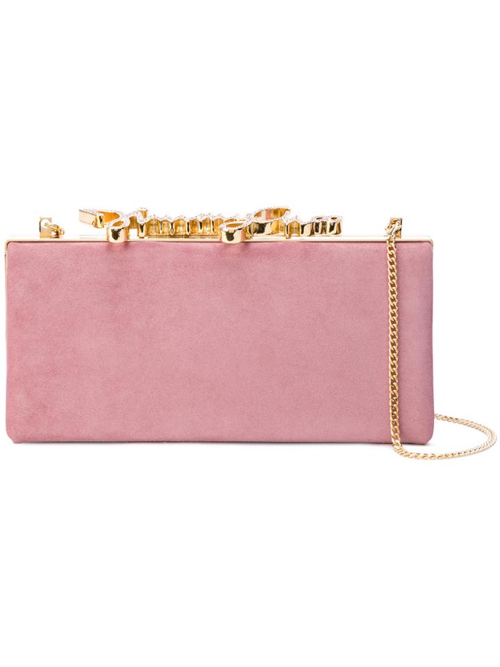 Jimmy Choo Celeste Clutch - Pink & Purple