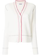 Jil Sander Contrast Detail Cardigan - Neutrals