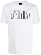 Emporio Armani Embroidered 'everyday' T-shirt - White