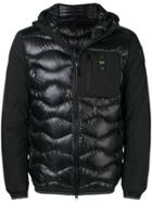 Blauer Zipped Down Padded Jacket - Black