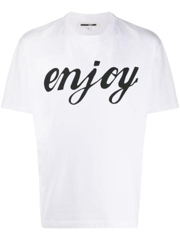 Mcq Alexander Mcqueen 'enjoy' T-shirt - White