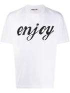 Mcq Alexander Mcqueen 'enjoy' T-shirt - White