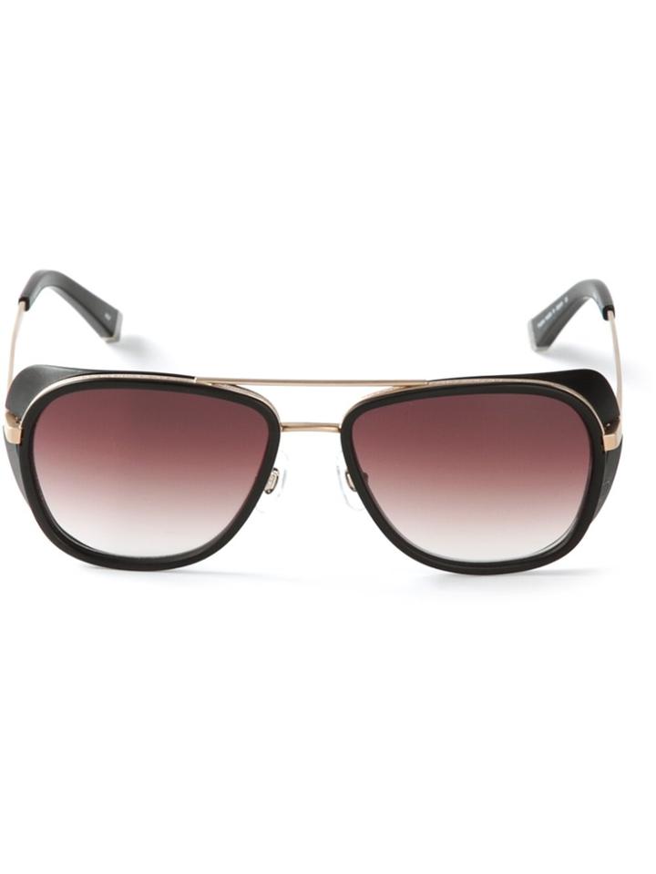 Matsuda Square Frame Sunglasses - Black