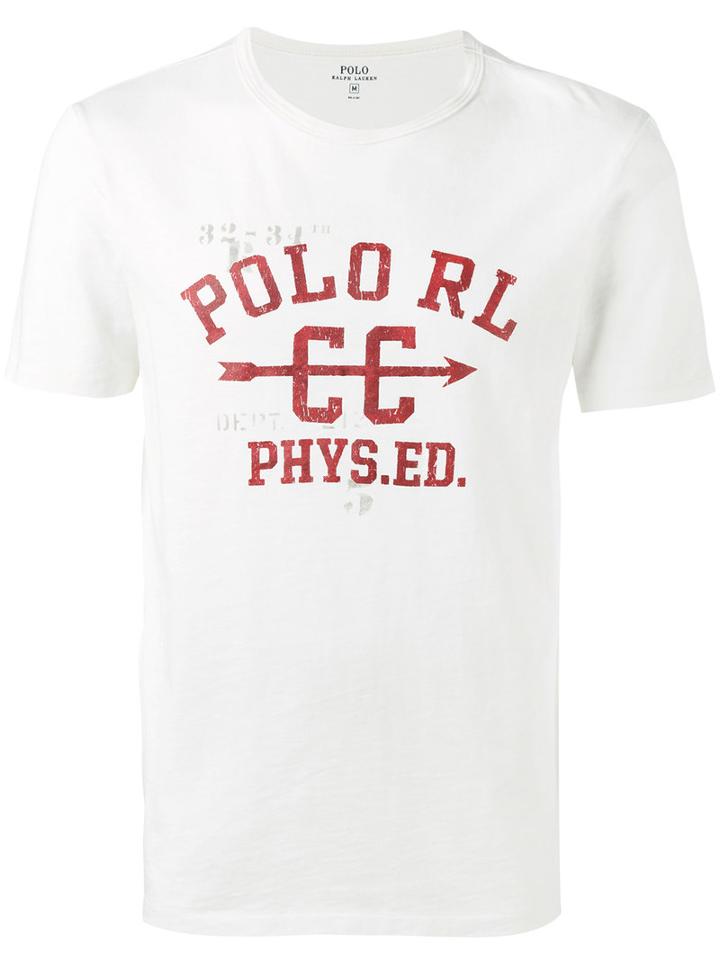 Polo Ralph Lauren - Printed Short Sleeve T-shirt - Men - Cotton - M, White, Cotton