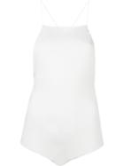 Alexander Wang Criss-cross Back Body, Women's, Size: Medium, White, Spandex/elastane/modal
