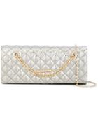 Love Moschino Quilted Shoulder Bag, Grey, Polyurethane