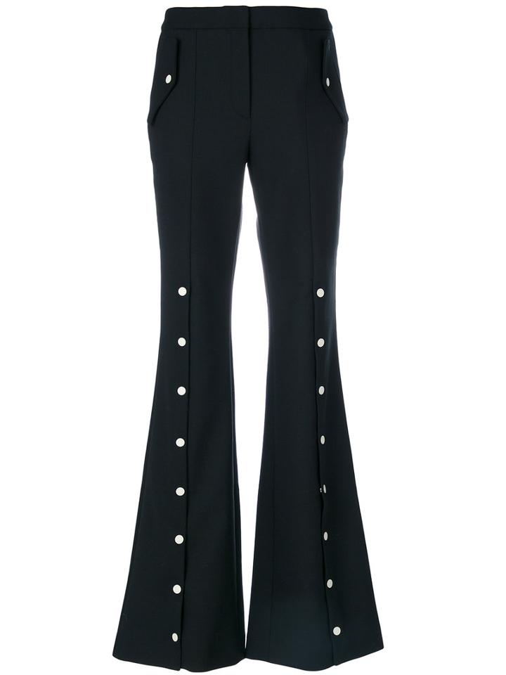 Off-white - Bolted Palazzo Pants - Women - Polyester/spandex/elastane/virgin Wool - 42, Black, Polyester/spandex/elastane/virgin Wool