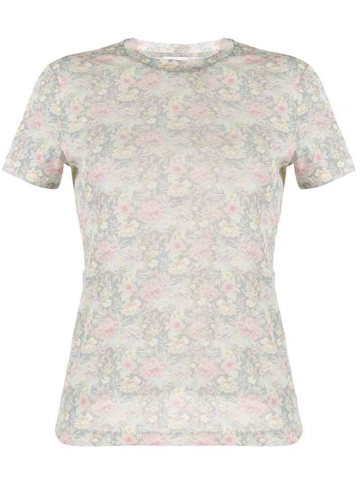 Nanushka Guy Floral Print T-shirt - Grey