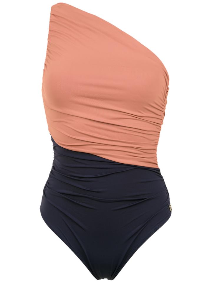 Brigitte Sandra One Shoulder Swimsuit - Nude & Neutrals