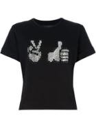 Philipp Plein Ok T-shirt, Women's, Size: L, Black, Cotton