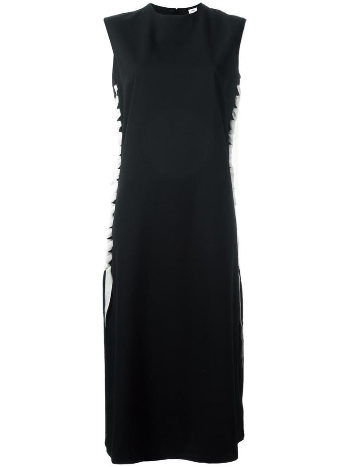 Damir Doma 'defoe' Dress, Women's, Size: Xs, Black, Virgin Wool/acetate/silk
