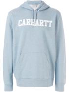 Carhartt Logo Print Hoodie - Blue