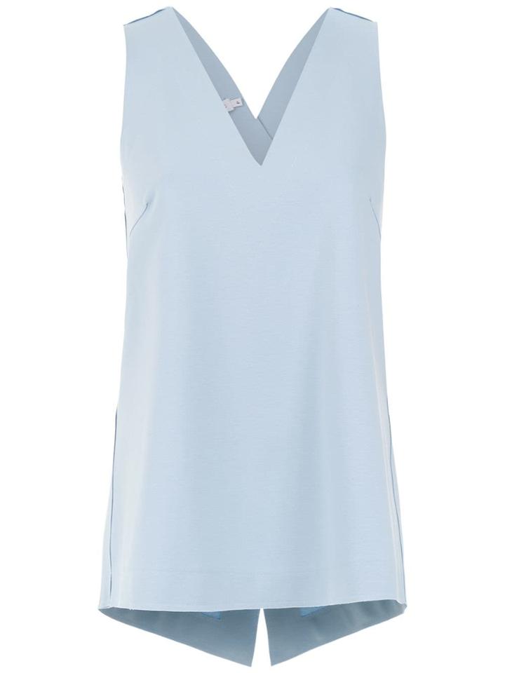 Mara Mac Wrap Style Back Blouse - Blue