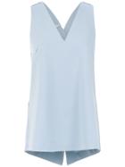Mara Mac Wrap Style Back Blouse - Blue