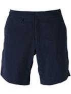 Sunspel Classic Swim Shorts, Men's, Size: 32, Blue, Polyamide/polyester