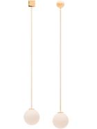 Jacquemus Pale Pink Ball Drop Earrings - Gold