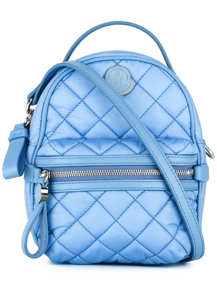 Moncler - Backpack-style Cross Body Bag - Women - Nylon - One Size, Women's, Blue, Nylon