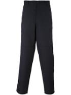 Comme Des Garçons Shirt Loose Fit Trousers, Men's, Size: Xl, Blue, Polyester/wool