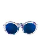Linda Farrow Floral Frame Sunglasses - Multicolour