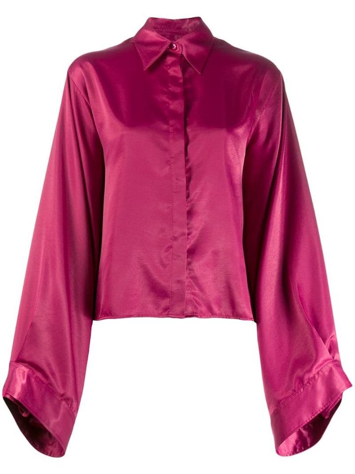 Mm6 Maison Margiela Wide Sleeve Blouse - Pink
