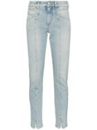 Givenchy Visible Seam Straight-leg Jeans - Blue
