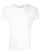 Saint Laurent Heart Logo Detail T-shirt - White