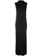 Rick Owens Drkshdw V-back Gown, Women's, Size: Small, Black, Cotton