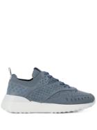 Tod's Perforated Low-cut Sneakers - Blue