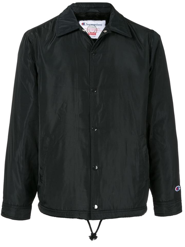 Supreme Champion Label Coaches Jacket - Black