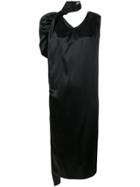 Lanvin Satin Tube Dress - Black