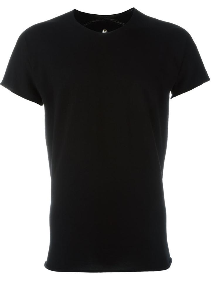 Label Under Construction Round Neck T-shirt, Men's, Size: 52, Black, Cotton