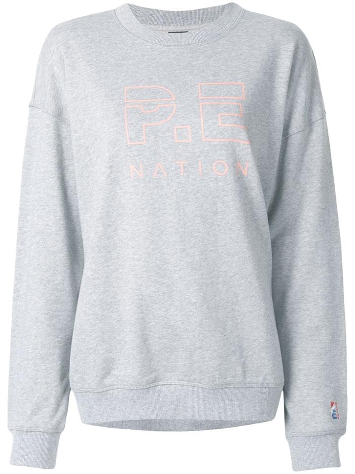 P.e Nation Heads Up Sweatshirt - Grey