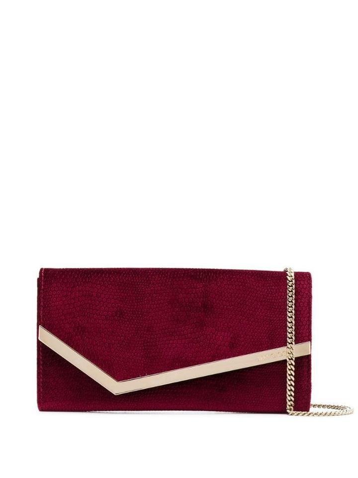 Jimmy Choo Emmie Clutch - Red