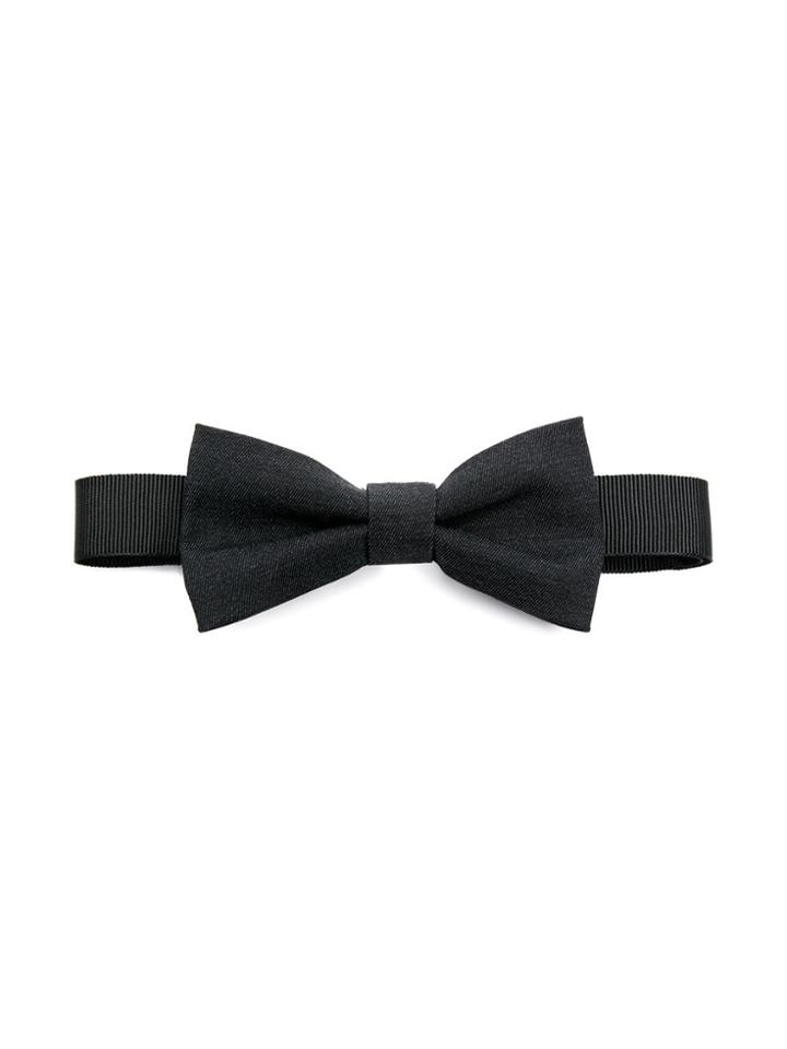 Paolo Pecora Kids Teen Pre-tied Bow Tie - Black