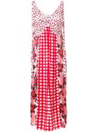 Marni Mixed-print Midi Dress - Multicolour