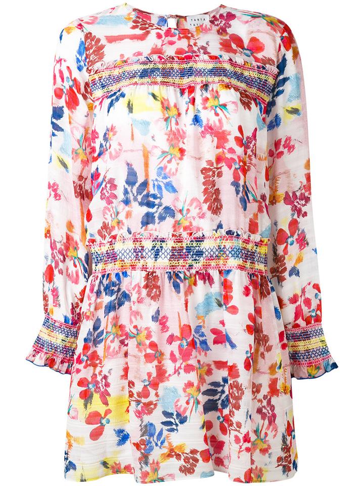 Tanya Taylor - Floral Dress - Women - Silk - 6, White, Silk