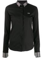 Philipp Plein Crystal Embellished Shirt - Black