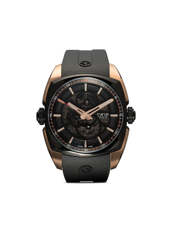 Cyrus Klepcys Solo Tempo Rose Gold & Dlc 46mm - Black